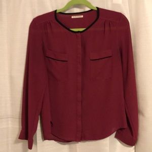 Cranberry Button Down Shirt